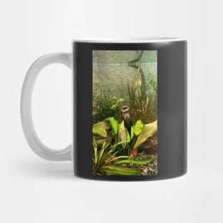 Green fish in the water Mug